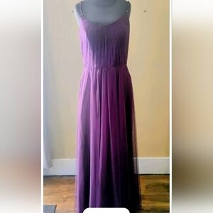 Bari Jay Deep Purple Gown